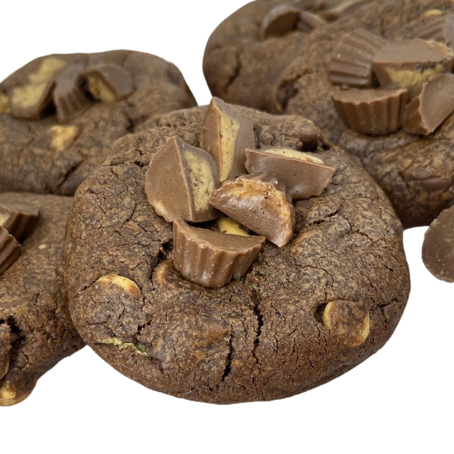 Peanut Butter Stuffed Chocolate Cookies